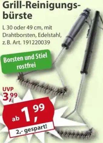 Sonderpreis Baumarkt Grill-Reinigungsbürste Angebot