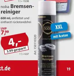 Sonderpreis Baumarkt noba Bremsenreiniger Angebot