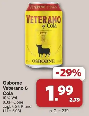 Famila Nord West Osborne Veterano & Cola Angebot