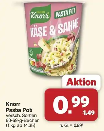 Famila Nord West Knorr pasta pot Angebot