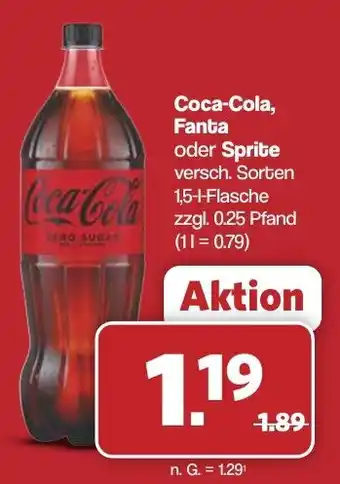 Famila Nord West Coca-Cola, Fanta oder Sprite Angebot