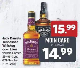 Famila Nord West Jack Daniels Tennessee Whiskey oder Likör Angebot