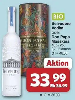 Famila Nord West Belvedere Vodka oder Don Papa Masskara Angebot