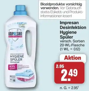 Famila Nord West Impresan Desinfektion Hygiene Spüler Angebot