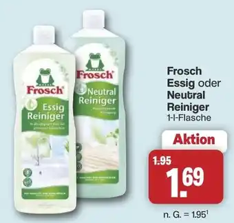 Famila Nord West Frosch Essig oder Neutral Reiniger Angebot