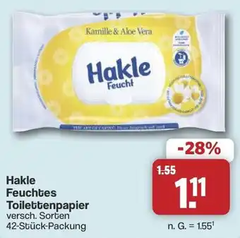 Famila Nord West Hakle Feuchtes Toilettenpapier Angebot