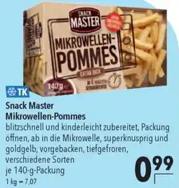 CITTI Markt Snack Master Mikrowellen-Pommes Angebot