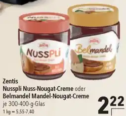 CITTI Markt Zentis Nusspli Nuss-Nougat-Creme oder Belmandel Mandel-Nougat-Creme Angebot