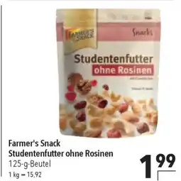 CITTI Markt Farmer's Snack Studentenfutter ohne Rosinen Angebot