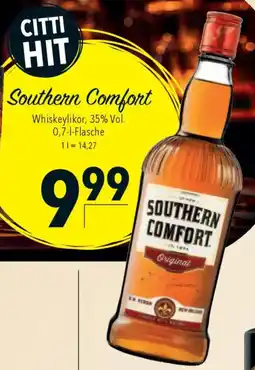 CITTI Markt Southern Comfort Whiskeylikör, 35% Vol. Angebot
