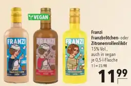 CITTI Markt Franzi Franzbrötchen- oder Zitronenrollenlikör Angebot