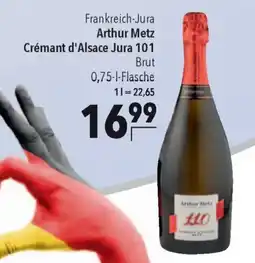 CITTI Markt Arthur Metz Crémant d'Alsace Jura 101 Brut Angebot
