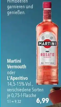 CITTI Markt Martini Vermouth oder L'Aperitivo Angebot