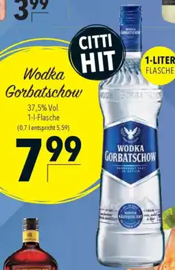 CITTI Markt Wodka Gorbatschow Angebot