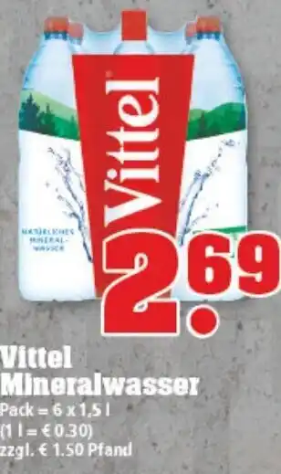 trinkgut Vittel Mineralwasser Angebot