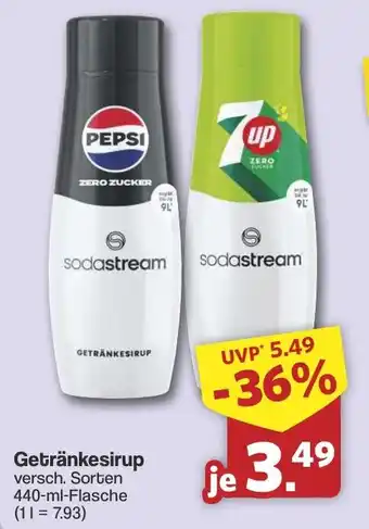 Famila Nord West sodastream Getränkesirup Angebot