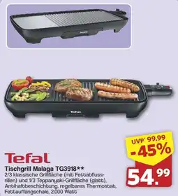Famila Nord West Tefal Tischgrill Malaga TG3918 Angebot