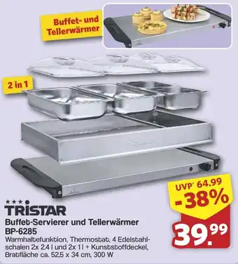 Famila Nord West TRISTAR Buffet-Servierer und Tellerwärmer BP-6285 Angebot