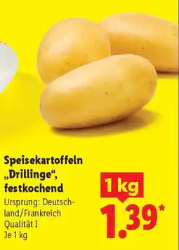 Lidl Speisekartoffeln ,,Drillinge", festkochend Angebot