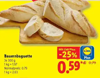 Lidl Bauernbaguette Angebot