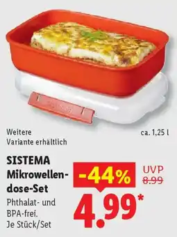 Lidl SISTEMA Mikrowellen dose-Set Angebot