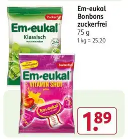 Rossmann Em-eukal Bonbons zuckerfrei Angebot