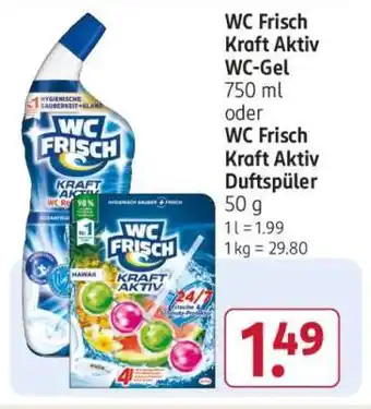 Rossmann WC Frisch Kraft Aktiv WC-Gel Angebot