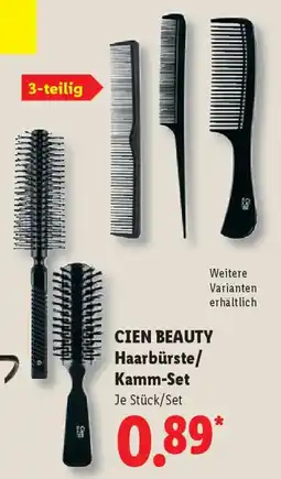 Lidl CIEN BEAUTY Haarbürste/ Kamm-Set Angebot