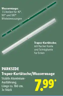 Lidl PARKSIDE Trapez-Kartätsche/Wasserwaage Angebot