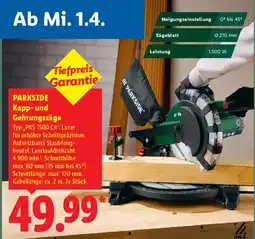 Lidl PARKSIDE Kapp- und Gehrungssäge Angebot