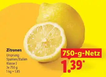 Lidl Zitronen Angebot