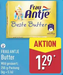 Aldi Nord FRAU ANTJE Butter Angebot