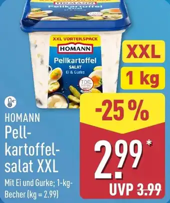 Aldi Nord HOMANN Pellkartoffelsalat XXL Angebot