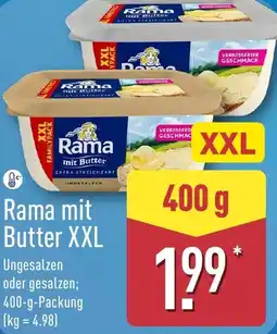 Aldi Nord Rama mit Butter XXL Angebot
