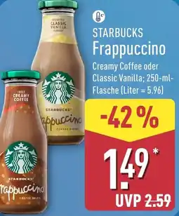 Aldi Nord STARBUCKS Frappuccino Angebot