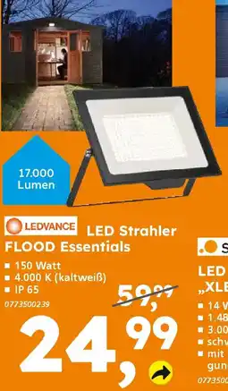 Globus Baumarkt LEDVANCE LED Strahler FLOOD Essentials Angebot