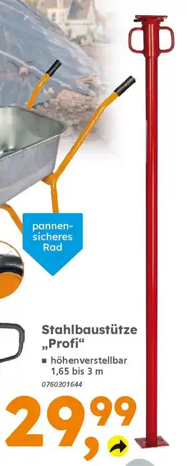 Globus Baumarkt Stahlbaustütze „Profi" Angebot
