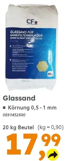 Globus Baumarkt CF Glassand Angebot