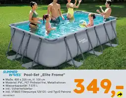 Globus Baumarkt SUMMER WAVES Pool-Set „Elite Frame" Angebot