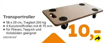 Globus Baumarkt Transportroller Angebot