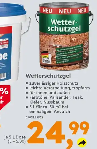 Globus Baumarkt Wetterschutzgel Angebot