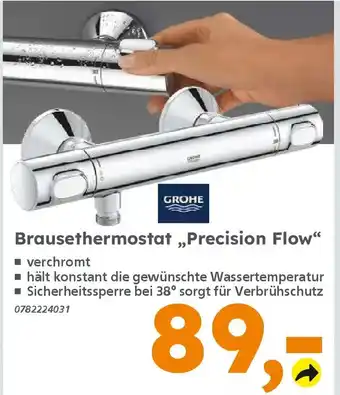 Globus Baumarkt GROHE Brausethermostat „Precision Flow" Angebot