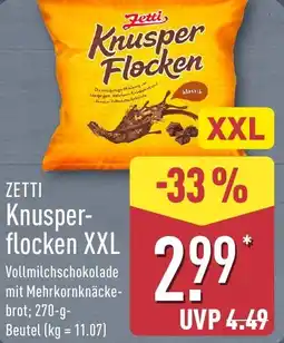 Aldi Nord ZETTI Knusperflocken XXL Angebot