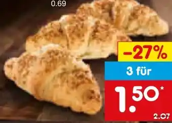 Netto Marken-Discount Netto Backstube Nuss-Nougat-Croissant Angebot