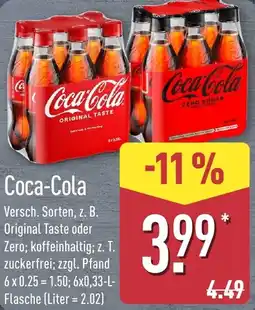 Aldi Nord Coca-Cola Angebot