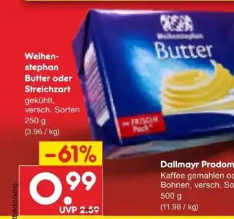 Netto Marken-Discount Weihenstephan Butter Angebot