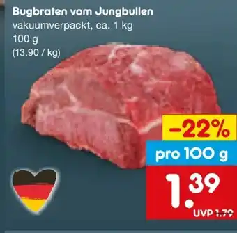 Netto Marken-Discount Bugbraten vom Jungbullen Angebot