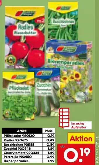 Netto Marken-Discount Garten Magie Sämereien Angebot