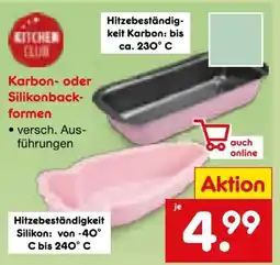 Netto Marken-Discount Kitchen Club Karbonbackformen Angebot