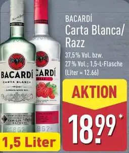 Aldi Nord BACARDÍ Carta Blanca/ Razz Angebot